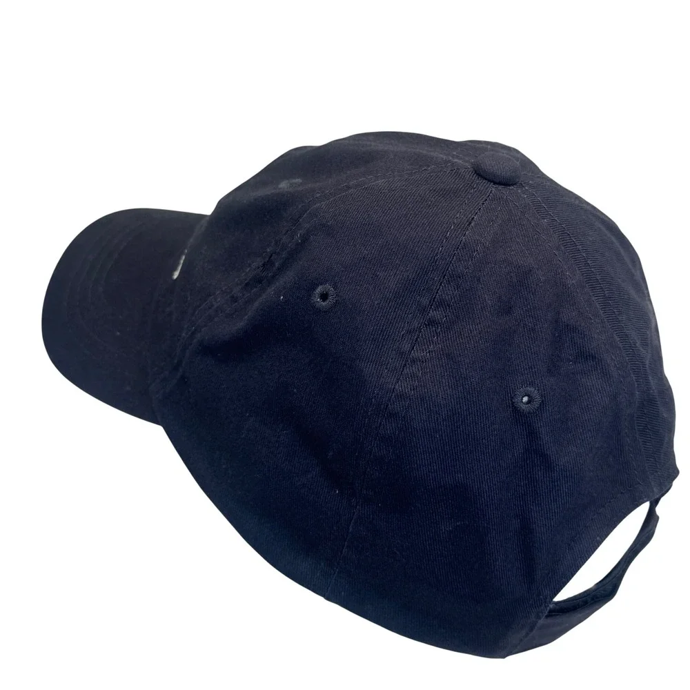 Lands End Mercedes-Benz Club America Hat Navy Blue Cotton Logo Baseball Cap OSFA